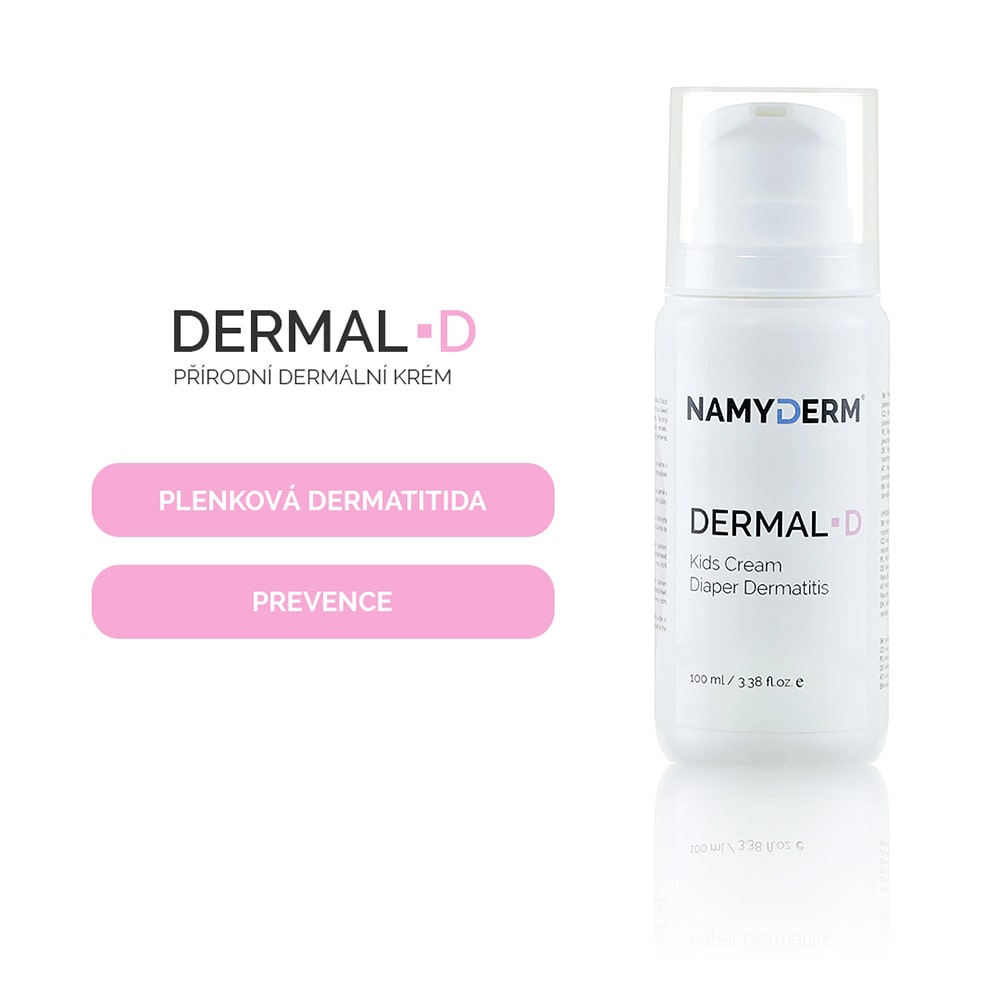 DERMAL D – přírodní dermální krém. Plenková dermatitida.
