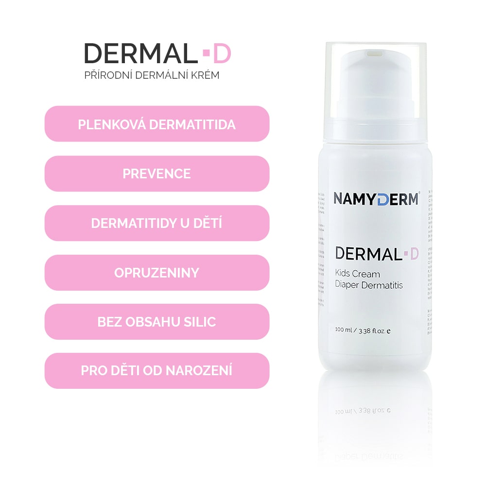 DERMAL D | Přírodní dermální krém | Plenková dermatitida | Opruzeniny