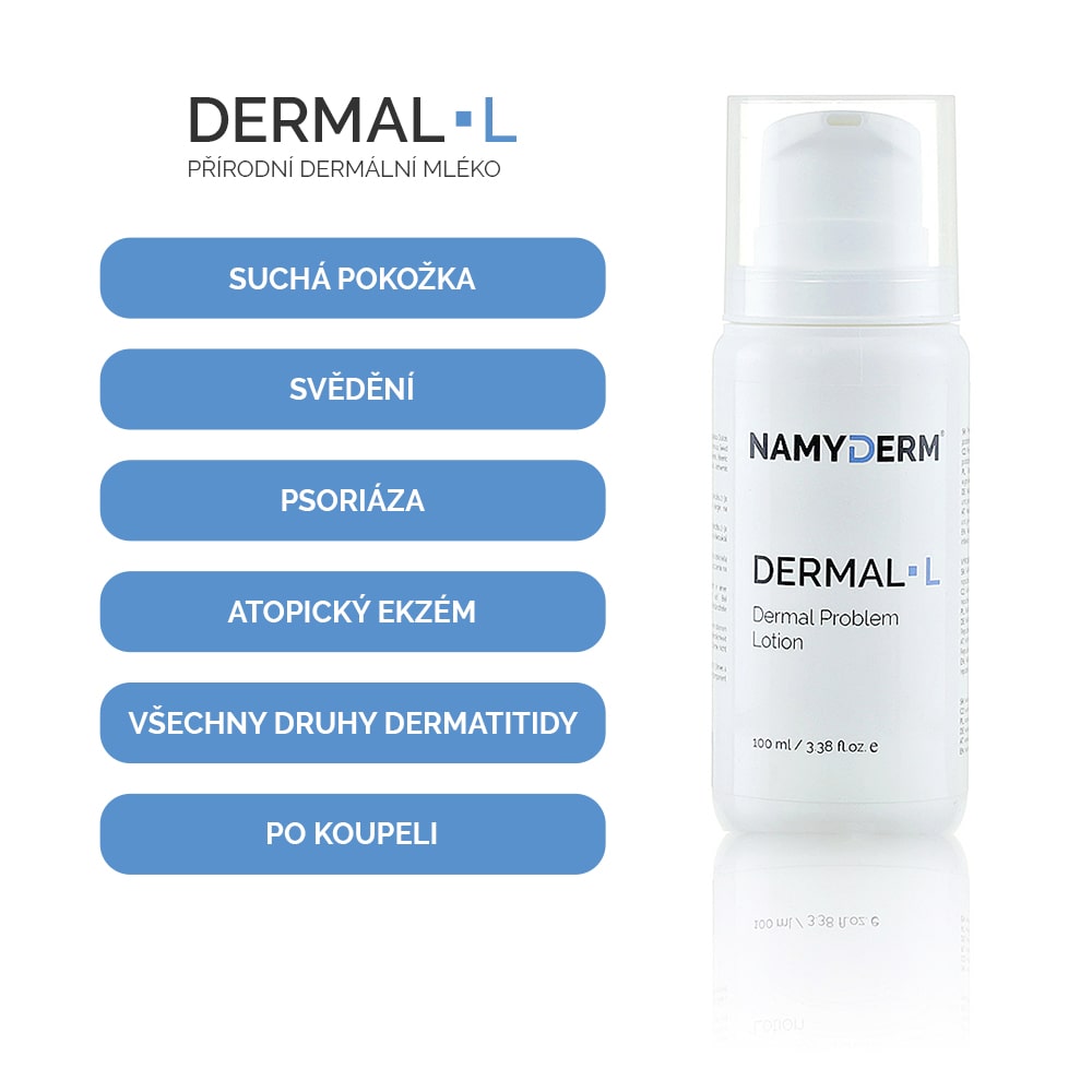 DERMAL L | Přírodní dermální mléko | Suchá pokožka | Svědění