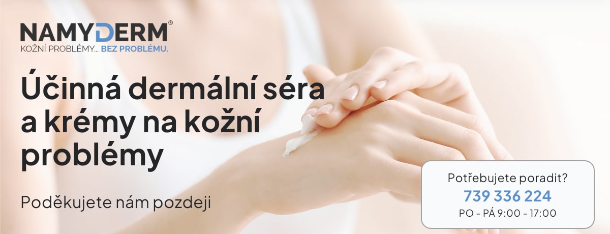NAMYDERM – Účinné dermální krémy na kožní problémy