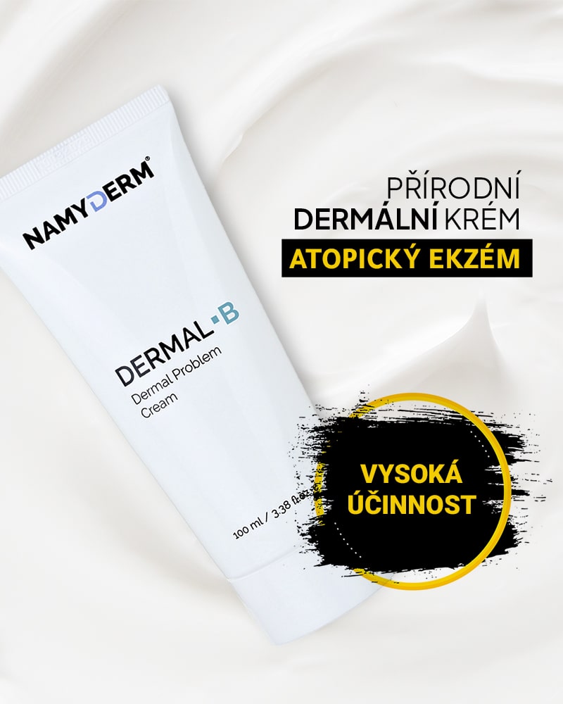 Dermal B – přírodní dermální krém. Psoriáza, atopický ekzém, dermatitida