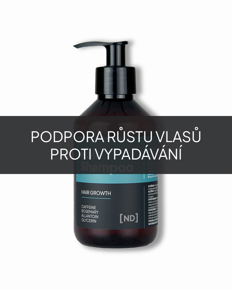 Přírodní šampon pro podporu růstu vlasů
