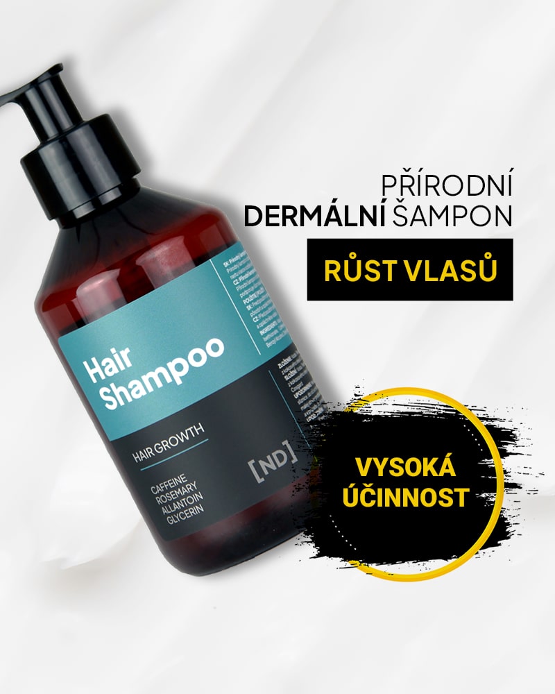Šampon na podporu růstu vlasů - vysoká účinnost