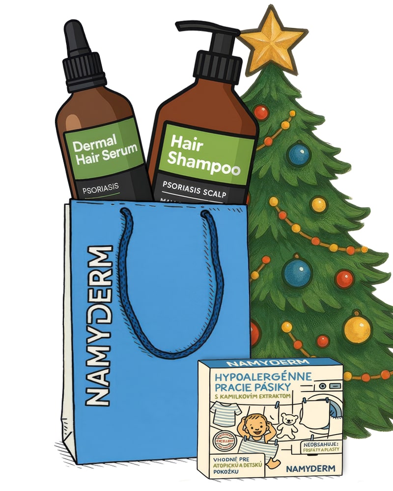 Zvýhodněný dárkový balíček produktů na lupénku ve vlasech