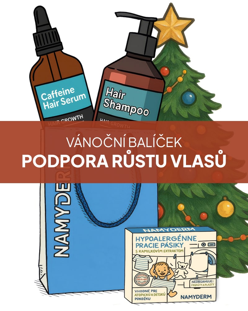 Zvýhodněný dárkový balíček produktů na podporu růstu vlasů