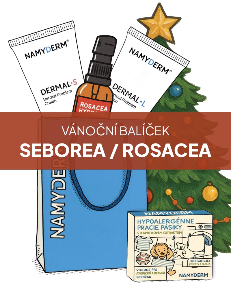 Zvýhodněný dárkový balíček produktů na seboreu a rosaceu
